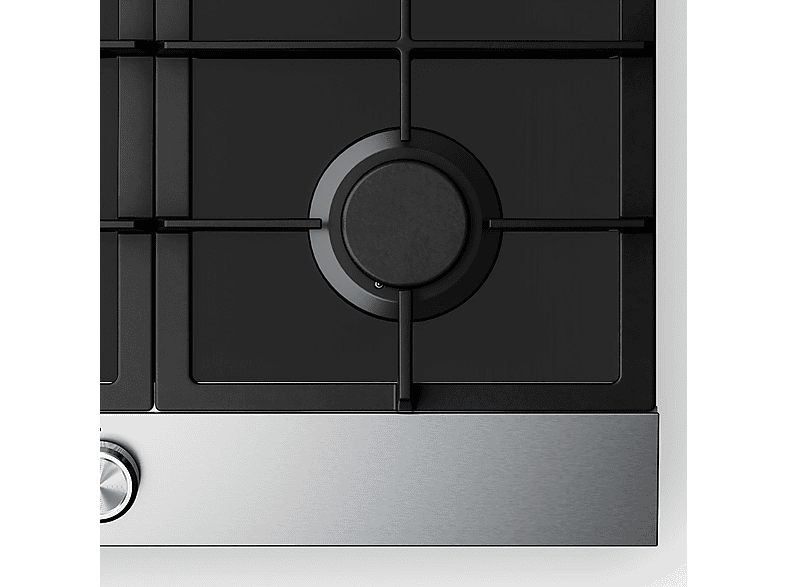 Placa de gas - Klarstein Verosteel, 5 zonas, 87,40 cm, Plata