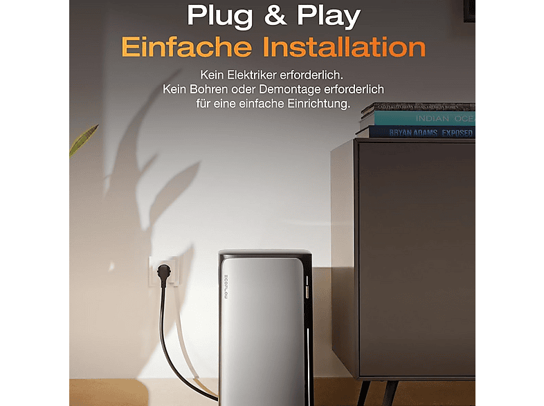 Kit solar - Ecoflow STREAM Ultra 1,92 kWh con STREAM Pro, cable, 2300 W