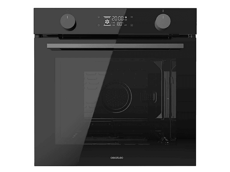 Horno pirolítico - Cecotec Bolero Hexa P526000, Libre instalación, 73 l, 59,5 cm, Negro