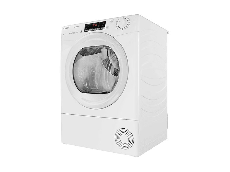 Secadora bomba de calor - Candy 31103021, Eléctrico, 9 kg, 16 programas, Blanco