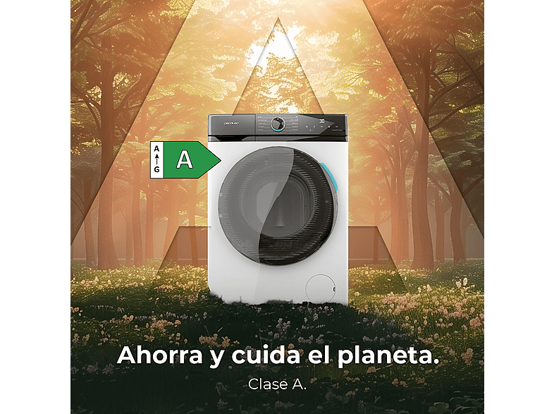 Lavadora carga frontal - Cecotec Bolero DressCode 8110 Inverter, 8 kg