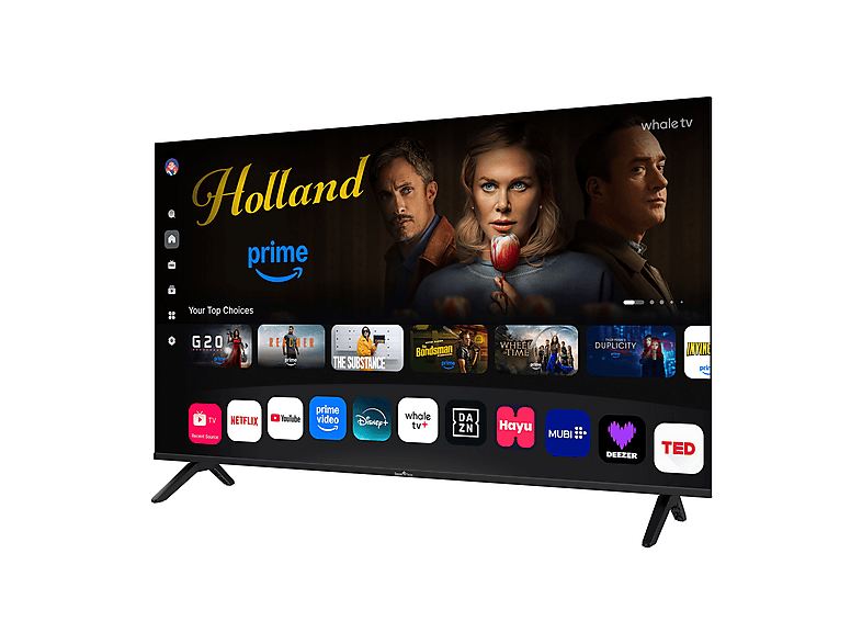 TV QLED 50" - Smart Tech 50QH02K 50" QLED UHD 4K Smart TV Whale OS, QLED 4K, Quad core ARM Cortex-A55 1.9GHz, DVB-T2 (H.265), Negro