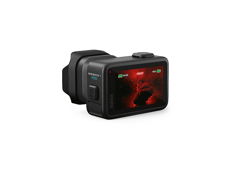 Cámara deportiva - GoPro MISSION 1 PRO, 8K (16:9) a 30/25/24 fps, 5h Autonomía, 50 MP, Sumergible 20m, F2,8, 4 Micrófonos, WiFi, Negro