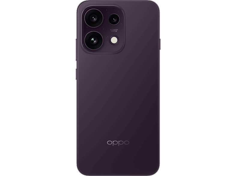 Móvil - Oppo Bundle Reno16 F, Púrpura Negro, 256 GB, 8 GB RAM, 6.57" AMOLED, Mediatek Dimensity 7300, 6500 mAh, Incluye Funda y Cargador