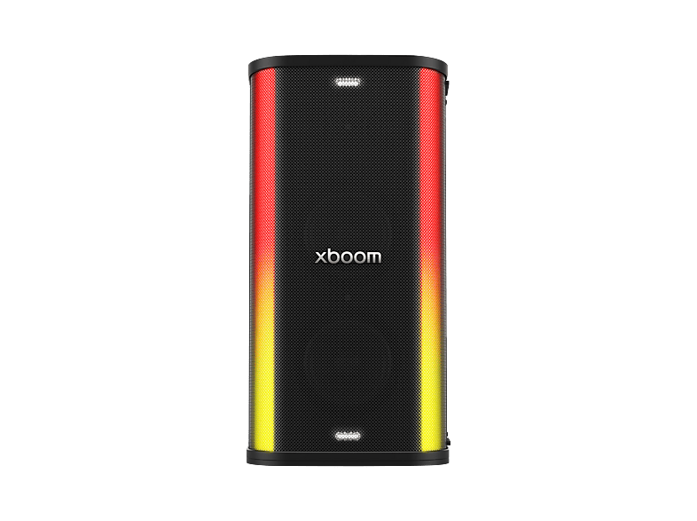 Altavoz de gran potencia - LG XBOOM Stage 501 AI, 220 W, Batería 25h Autonomía, Bluetooth, Luces LED, Efectos DJ, Karaoke, Efectos de Voz, IPX4, Negro