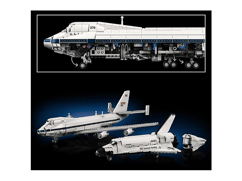 Juego de construcción - LEGO Shuttle Carrier Aircraft, edad recomendada: 18 año(s), 1 piezas