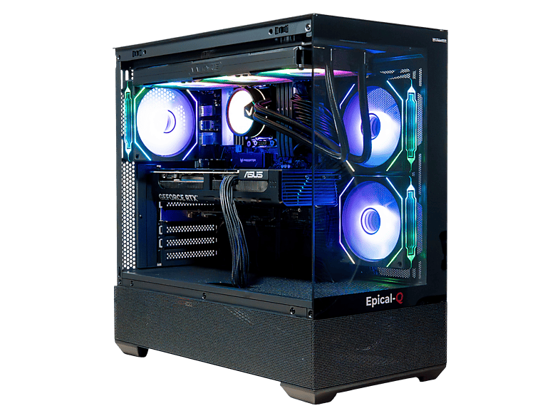 PC Gaming - Epical-Q Paxus, AMD Ryzen 7 7800X3D, 32 GB RAM, 1 TB SSD, GeForce RTX™ 5070 Ti, Windows 11 Pro, Negro