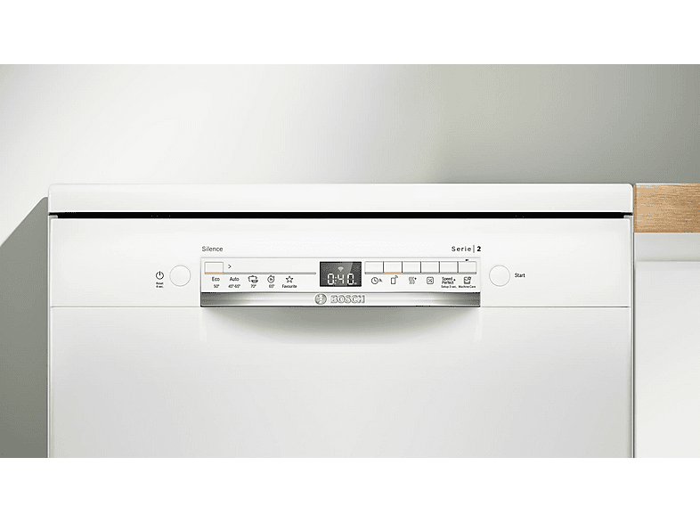 Lavavajillas libre instalación 60 cm - Bosch SMS2HTW06E, 13 servicios, 5 programas, 60 cm, Blanco