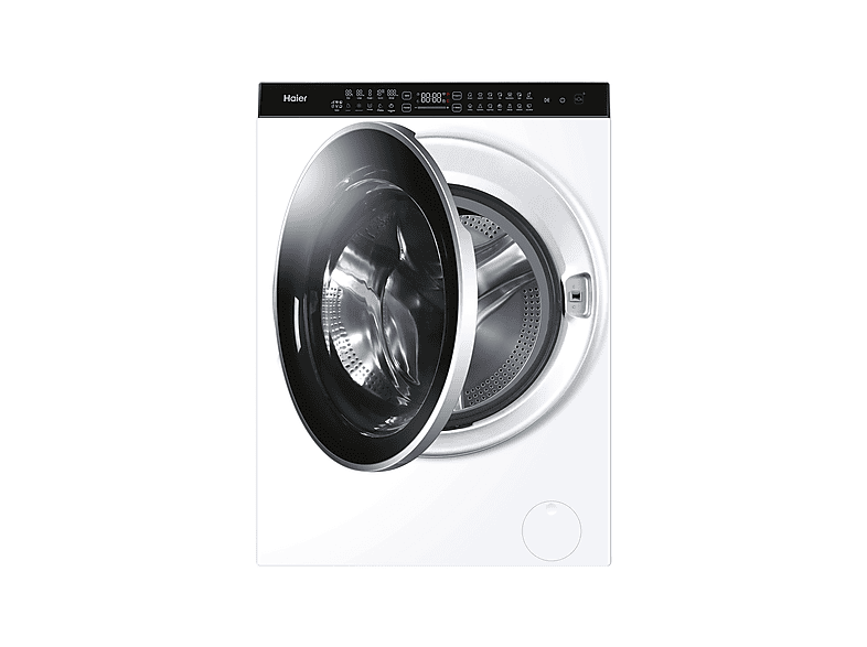 Lavadora secadora - Haier Super Drum Series 9 HWD100-BD1499U1N, 10 kg + 6 kg, Blanco