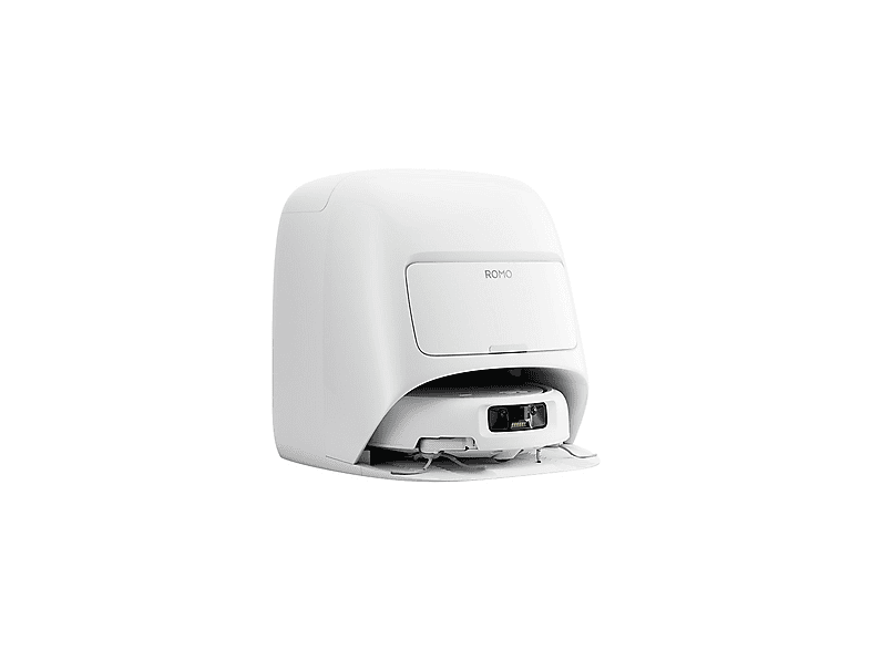 Robot aspirador - DJI ROMO S, 55 W, Potencia de succión 25 kPa, Depósito 260 ml, Autonomía 180 min, Blanco