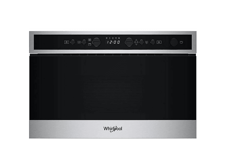 Microondas - Whirlpool WMN4I4BXF, 2000 W, 22 l, Gris