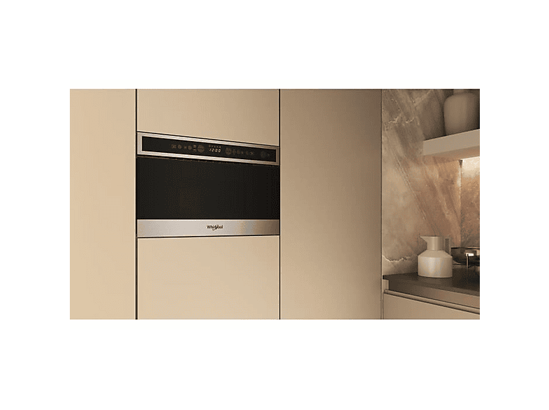 Microondas - Whirlpool WMN4I4BXF, 2000 W, 22 l, Gris