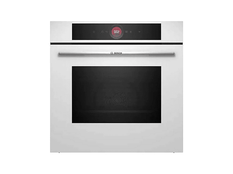 Horno eléctrico - Bosch Series 8 HBG7341W1, Integrable, Hidrolítica, 71 l, 594 mm, Blanco