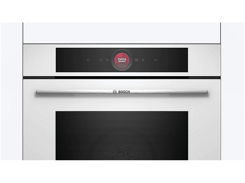 Horno eléctrico - Bosch Series 8 HBG7341W1, Integrable, Hidrolítica, 71 l, 594 mm, Blanco