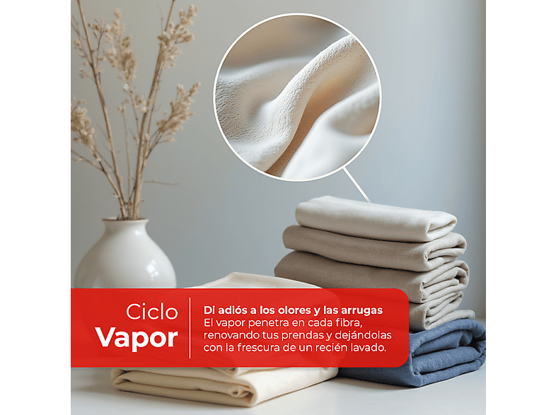 Lavadora carga frontal - Nilson NL6200AI, 6 kg, 11 programas, Blanco