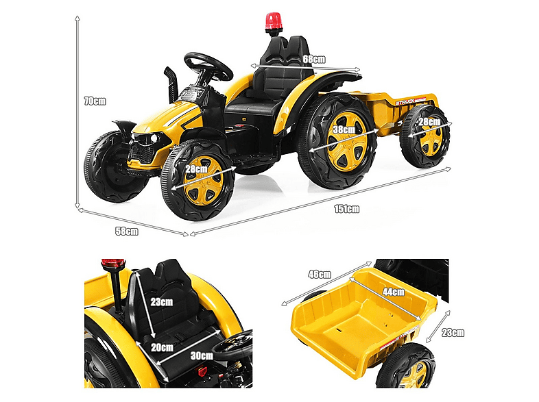 Go-Kart eléctrico infantil - Northio 65816