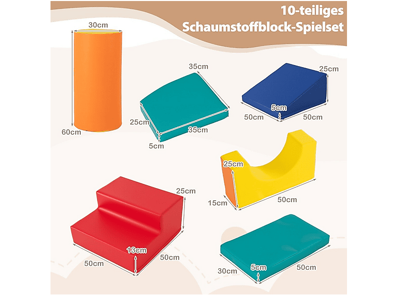 Set de bloques de espuma - Northio 37802, 12 mes(es)
