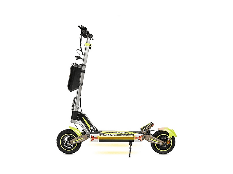 Patinete eléctrico - Ecoxtrem M41 TANK, Carga máx. 120 kg, 50 km autonomía, 16000 mAh, Negro - Verde