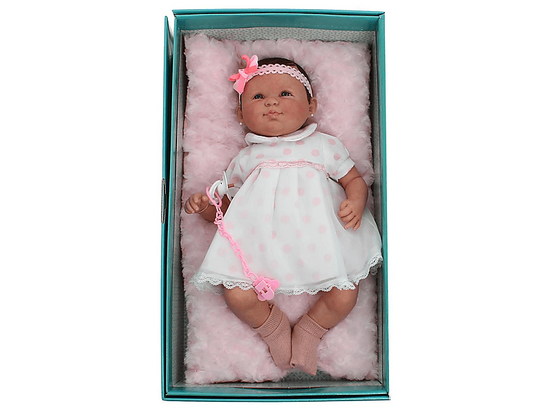 Muñeca - Muñecas Guca Muñeca Reborn Abril con Cojín, 22 cm, 99 año(s), Plastico