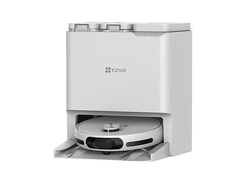 Robot aspirador - EZVIZ RS20 Pro, 65 W, Potencia de succión 7,2 kPa, Depósito 0,35 l, Autonomía 220 min, Blanco