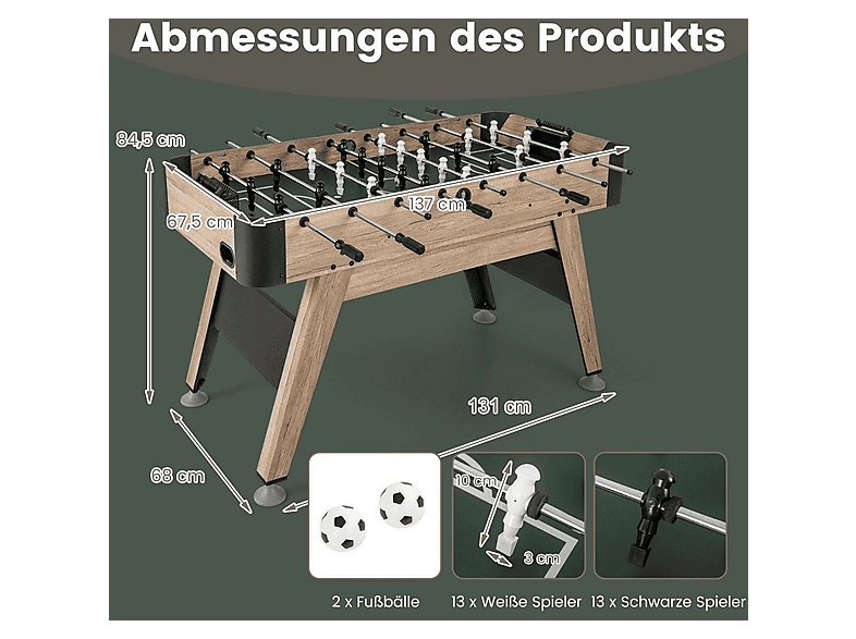 Mesa de futbolín - Northio 35679, edad recomendada: 6 año(s)