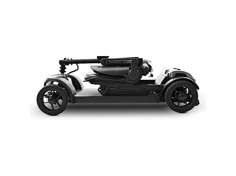 scooter plegable - Sweetrich AIR TRAVELLER, 19 kg, negro