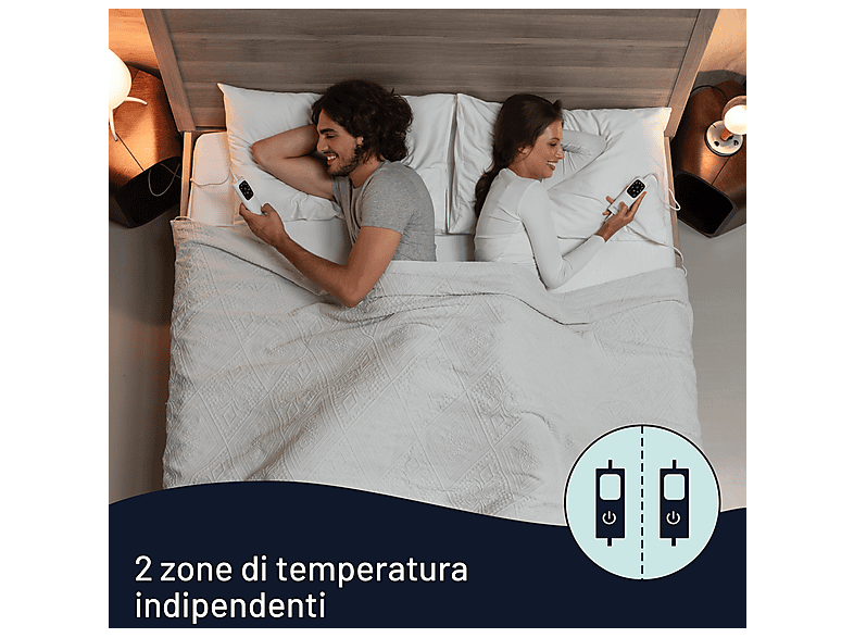 Almohadilla eléctrica - Imetec 16634, 150 W, Beige