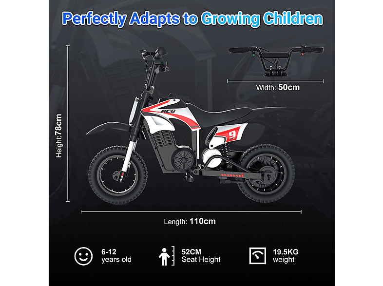 Moto eléctrica infantil - Rcb R9XP (ref. 168543087)