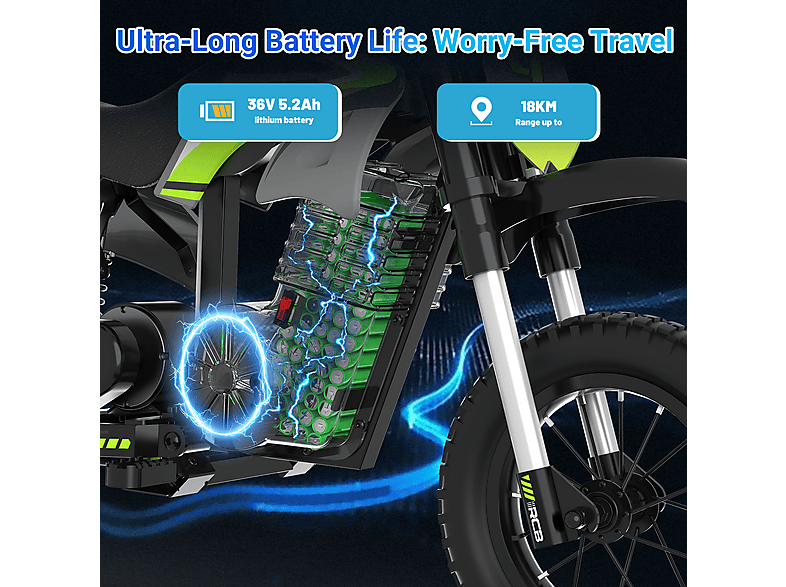 Moto eléctrica infantil - Rcb R9XP (ref. 168543755)