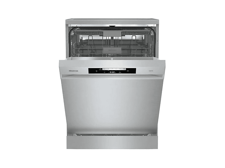 Lavavajillas libre instalación 60 cm - Hisense HS643C90X, 16 servicios, 6 programas, 599 mm, Inox
