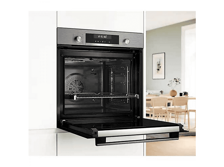 Horno pirolítico - Bosch HBG578ES3, Integrable, Pirolítico, 71 l, 59 mm