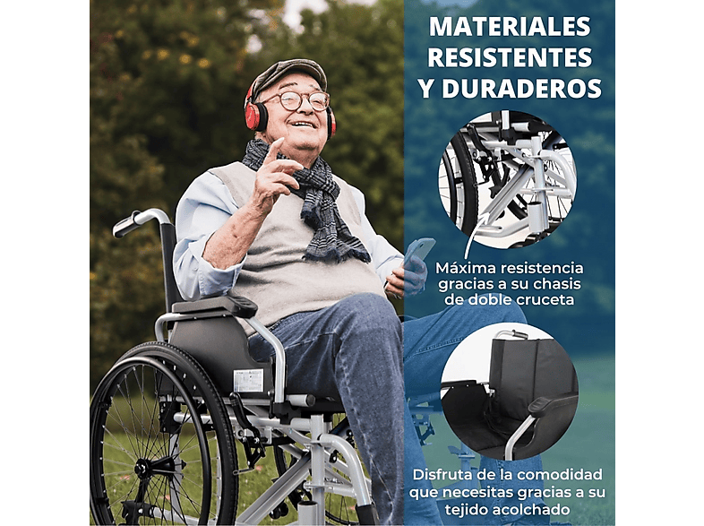 Silla de ruedas - Mobiclinic Bariatrica, Negro