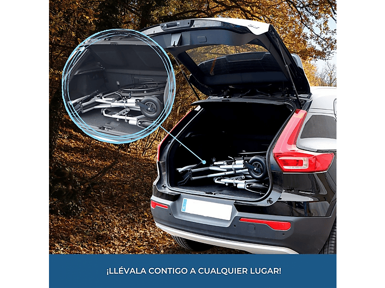 Silla de ruedas - Mobiclinic Bariatrica, Negro