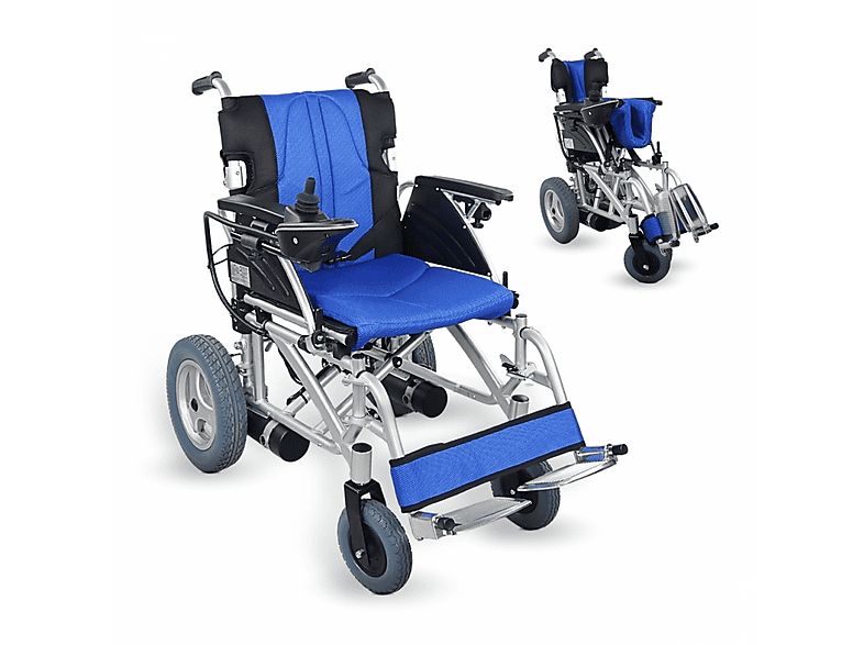 Silla de ruedas eléctrica - Mobiclinic Lyra, Azul