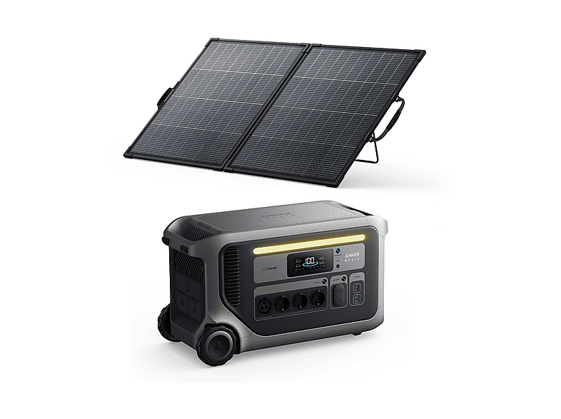 Estación de energía - Anker SOLIX KIT F3000+PS200 Bifacial