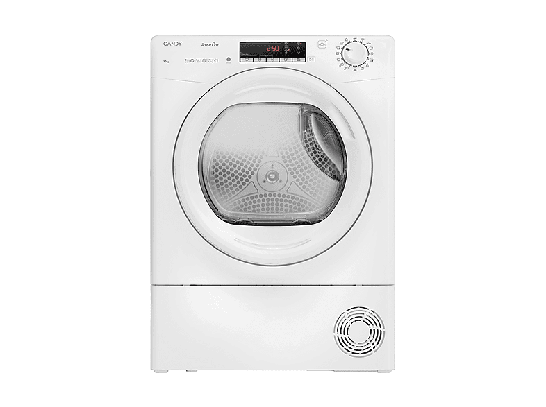 Secadora bomba de calor - Candy 31103019, Eléctrico, 10 kg, 16 programas, Blanco