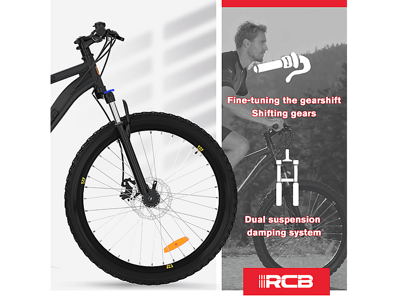 Bicicleta de Montaña - Rcb GK2, Titanio, Gris