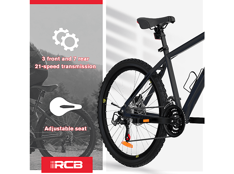 Bicicleta de Montaña - Rcb GK2, Titanio, Gris