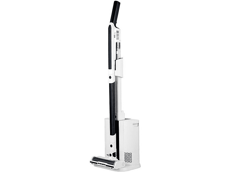Aspiradora escoba - Eziclean Cyclomax R15 station, 250 W, Potencia de succión 120 AirWatt, Depósito 2,2 l, Blanco