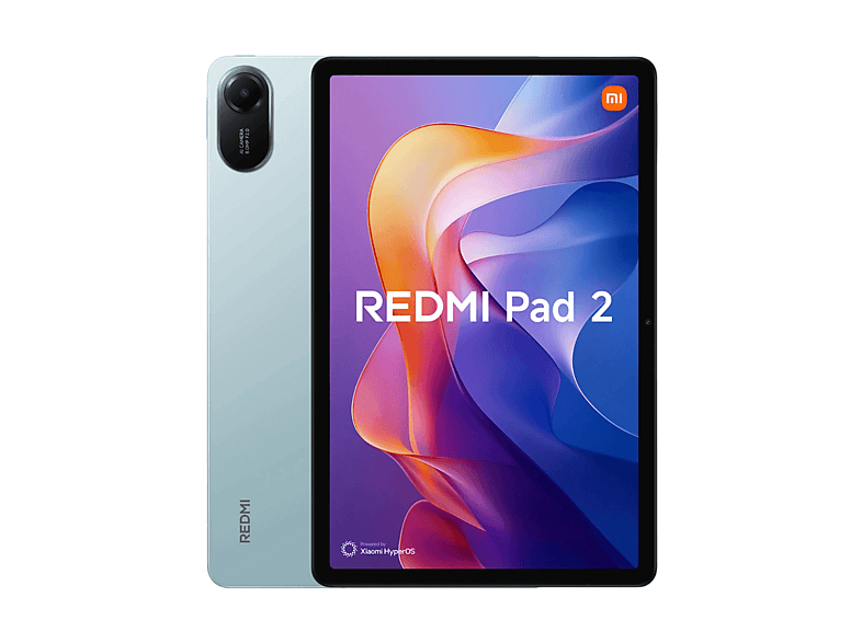 Tablet - Xiaomi Redmi Pad 2, 128 GB, Verde, 11 ", 6 GB RAM, Mediatek Helio G100 Ultra (6 nm), Tablet Android