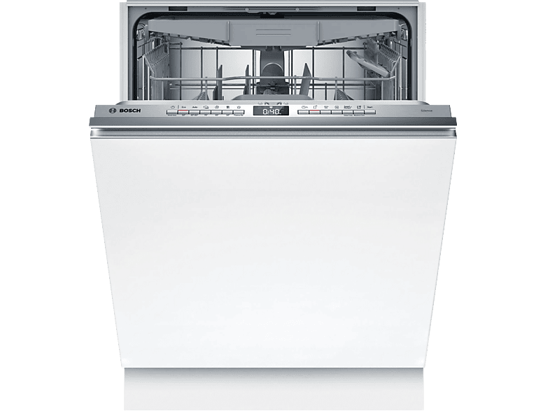 Lavavajillas integrable 60 cm - Bosch SMH4HVX14E, 14 servicios, 6 programas, 59,8 cm, Plata