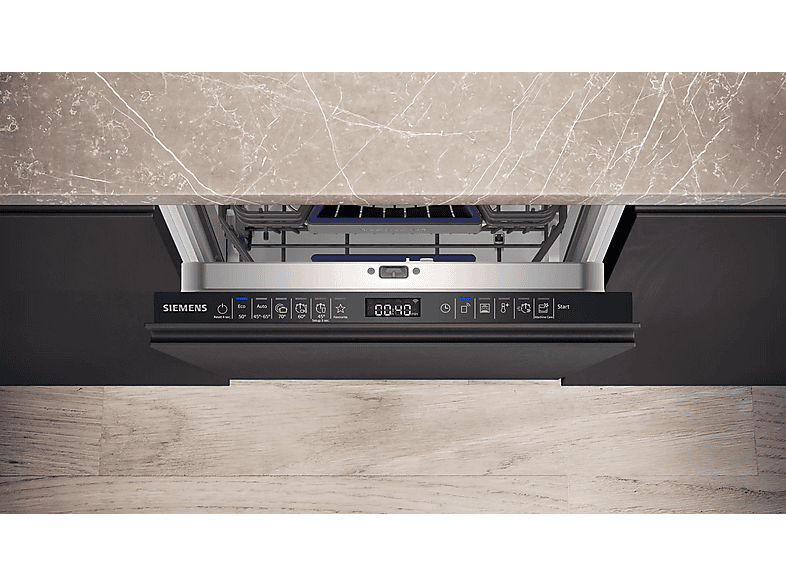 Lavavajillas integrable 45 cm - Siemens SR65EX09ME, 10 servicios, 6 programas, 44,8 cm, No aplicable
