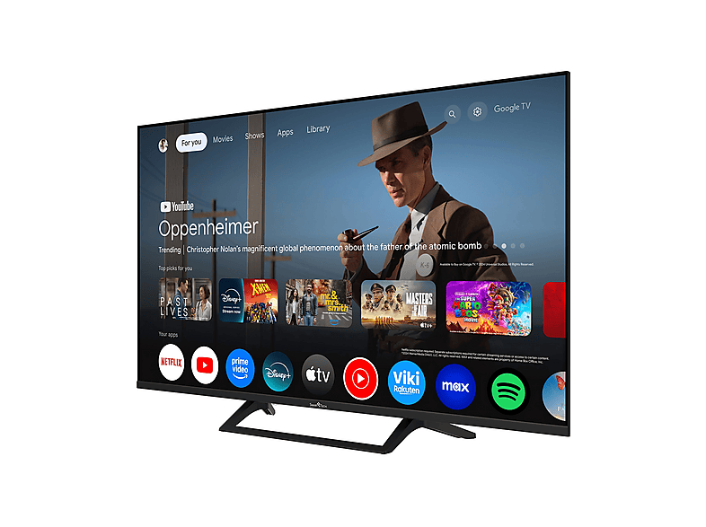 TV QLED 43" - Smart Tech Smart Tech 43QG06V, QLED 4K, Smart TV, DVB-T2 (H.265), Negro