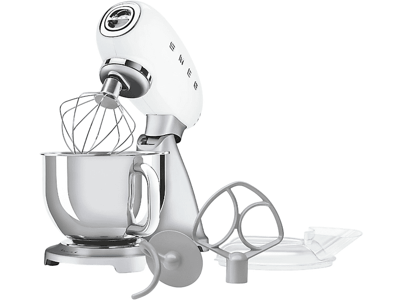 Robot Amasador - Smeg SMF04, Blanco