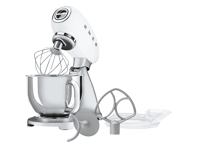 Robot Amasador - Smeg SMF04, Blanco