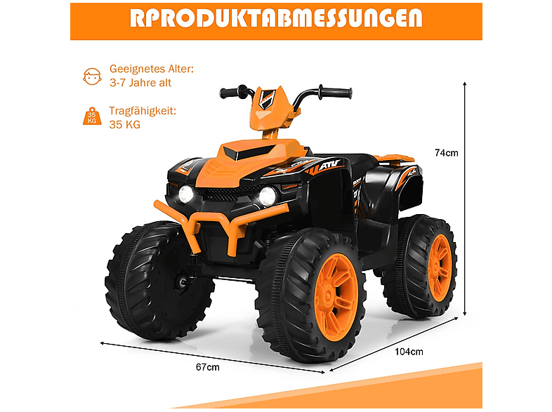 Quad eléctrico infantil - Northio 82138