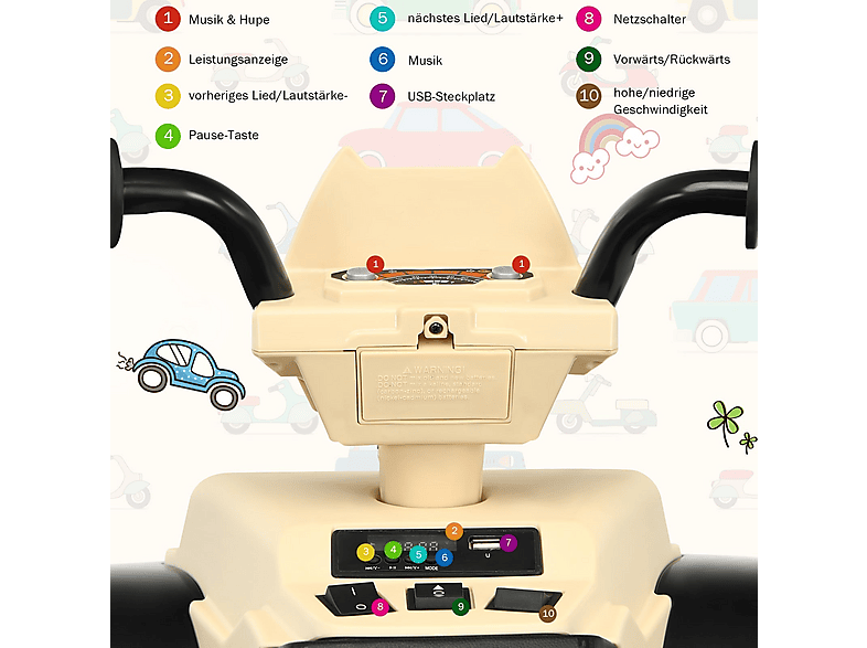 Quad eléctrico infantil - Northio 82145