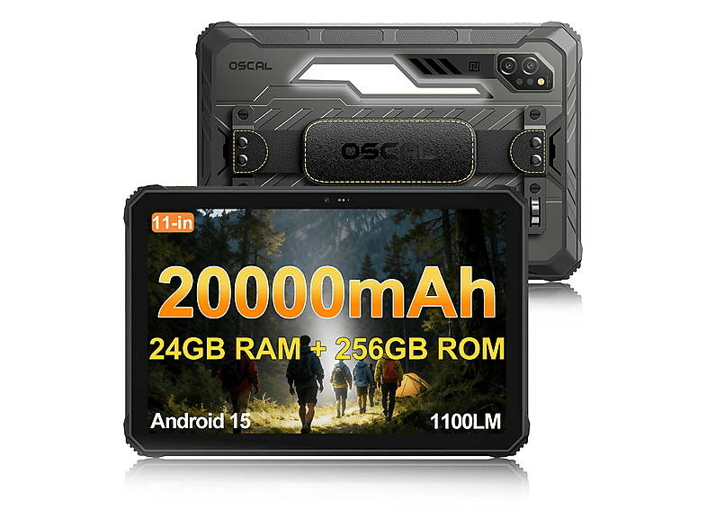 Tablet - Oscal SPIDER 10, 256 GB, Negro, 11 " Full-HD+, 8 GB RAM, MediaTek Helio G81 (Octa core), Tableta Android