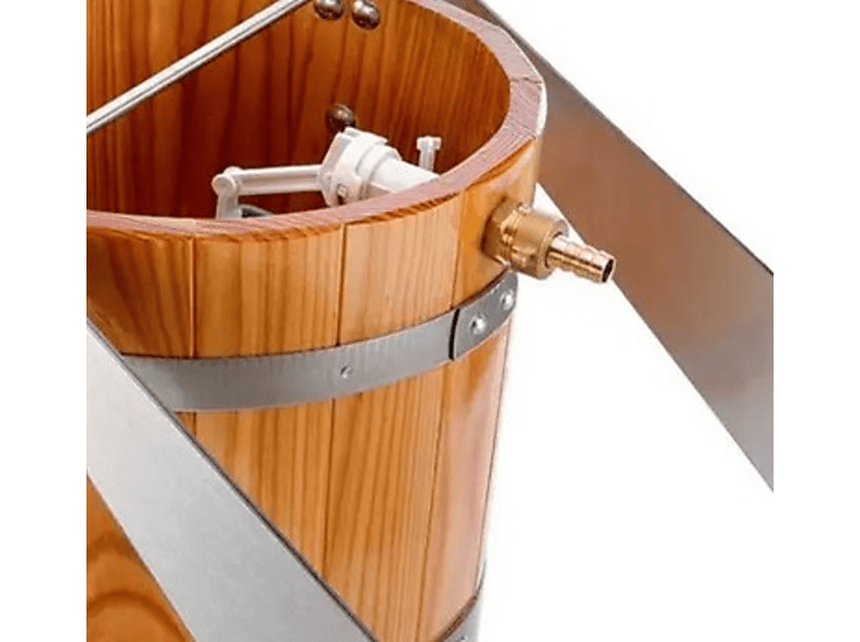 Accesorio para sauna - Eliga Cubo de contraste, Marrón