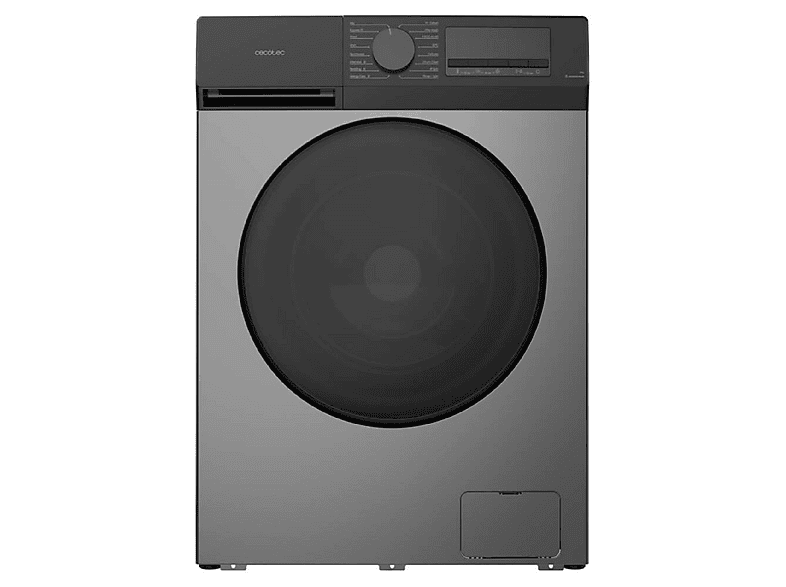 Lavadora carga frontal - Cecotec Bolero DressCode 9450 Inverter Steel, 9 kg, Gris